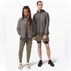 Lululemon Saura Jacket Lululemon Lab in Black Granite Size